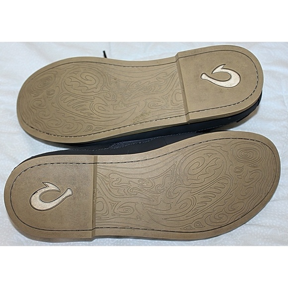 Olukai - Honolulu Mesh Boat Shoes, color Dark Shadow (Navy) - size 9.5 - Picture 3 of 8